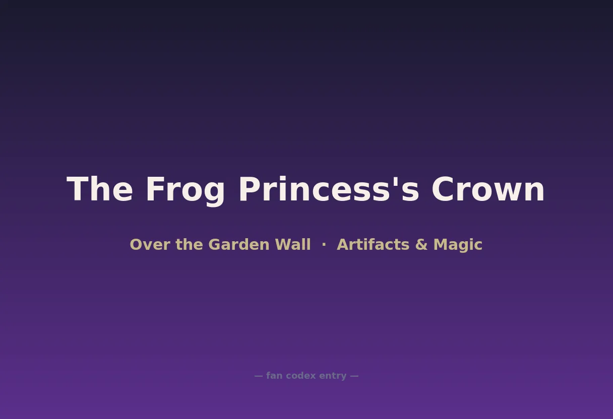 The Frog Princess's Crown