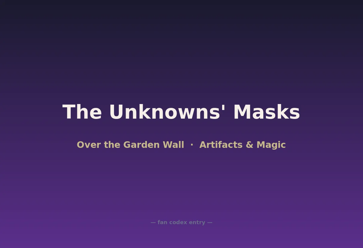 The Unknowns' Masks